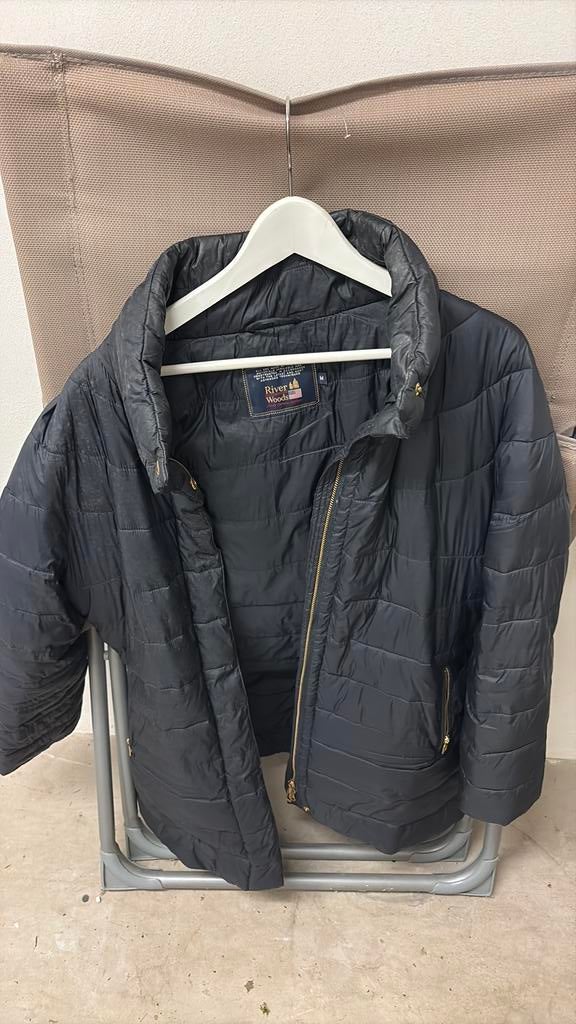 River Woods winterjas, Kleding | Dames, Ophalen of Verzenden, Zo goed als nieuw, Maat 42/44 (L), Zwart