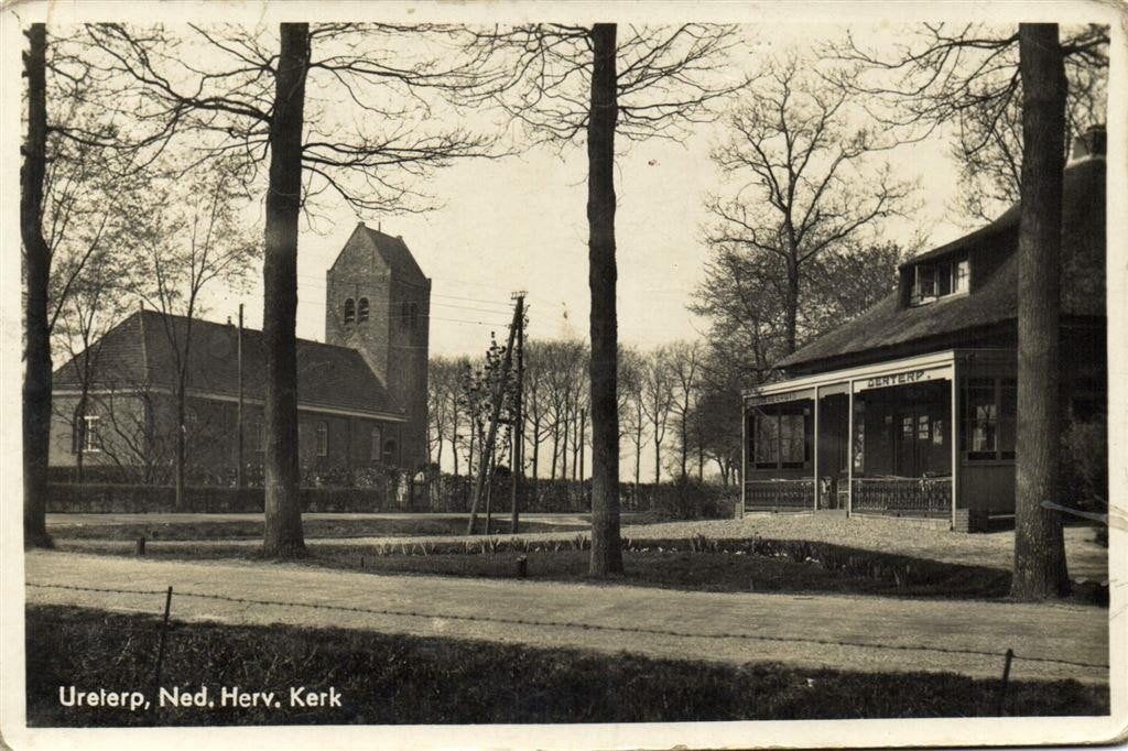 Ureterp, Ned. Herv. Kerk - B-keus - 1940 gelopen, Verzamelen, Ophalen of Verzenden, 1940 tot 1960, Gelopen, Noord-Brabant