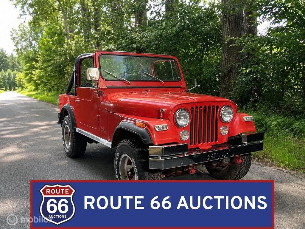 Jeep CJ-7 | 1978 | Route 66 Auctions, Jeep, Overige carrosserieën, Zwart, Bedrijf