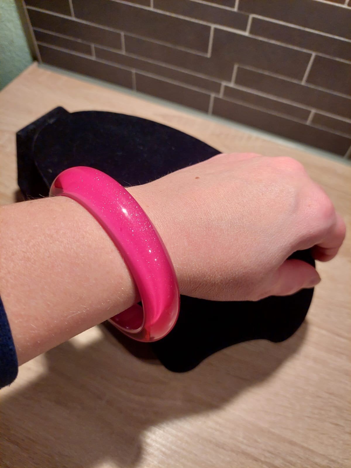 Zsiska armband, Ophalen of Verzenden, Zo goed als nieuw, Roze