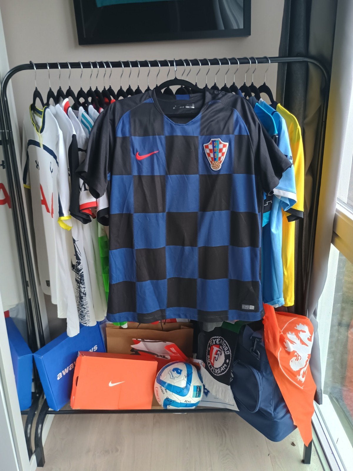 een mooi Kroatië voetbalshirt maat xxl, Zwart, Nike, Overige maten, Ophalen of Verzenden