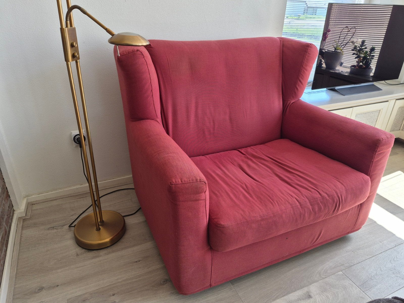Mooie Gelderland Sky high fauteuil, gratis!, Huis en Inrichting, Fauteuils, Ophalen, 75 tot 100 cm, Stof