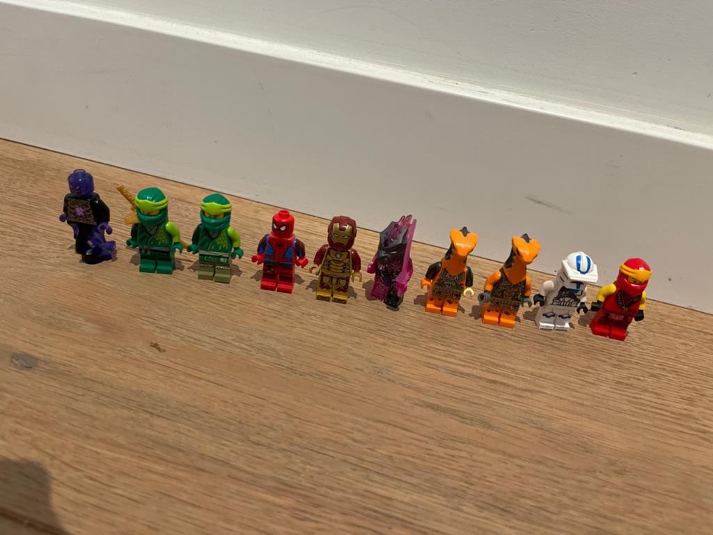 Diverse Lego minifiguren - Ninjago, Marvel, Star Wars, Ophalen of Verzenden, Gebruikt, Overige merken