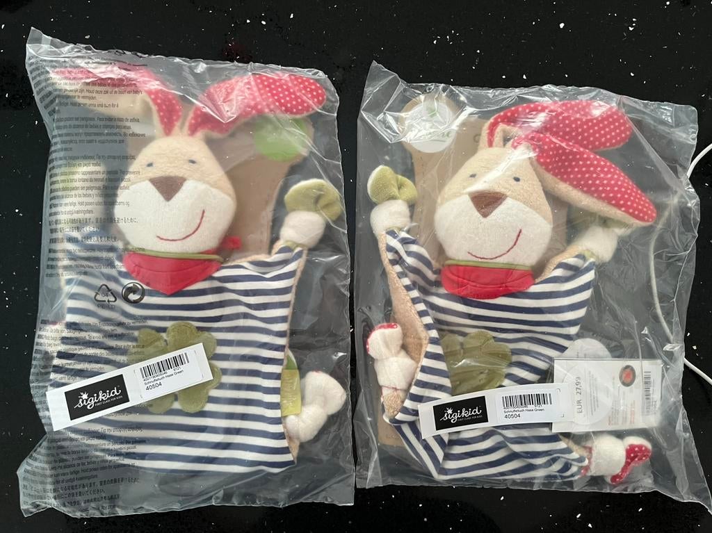Sigikid knuffel haasje, Kinderen en Baby's, Ophalen of Verzenden, Nieuw, Overige typen