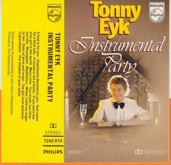 TONNY EYK - INSTRUMENTAL PARTY (MC), 1 bandje, Ophalen of Verzenden, Zo goed als nieuw, Origineel
