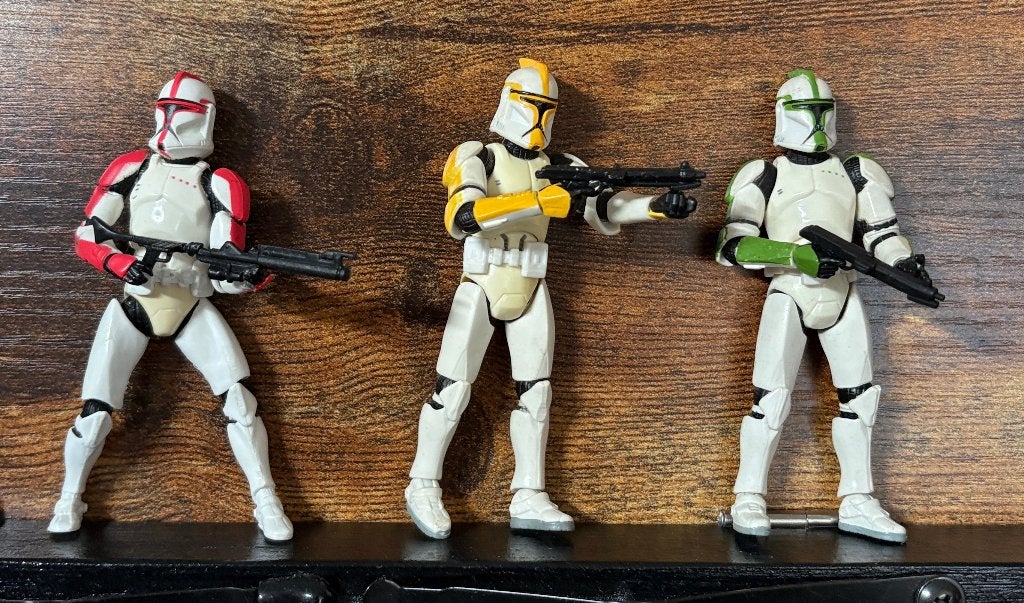Star Wars 3,75 inch Clone Trooper Action Figures, Verzamelen, Ophalen of Verzenden, Gebruikt, Actiefiguurtje