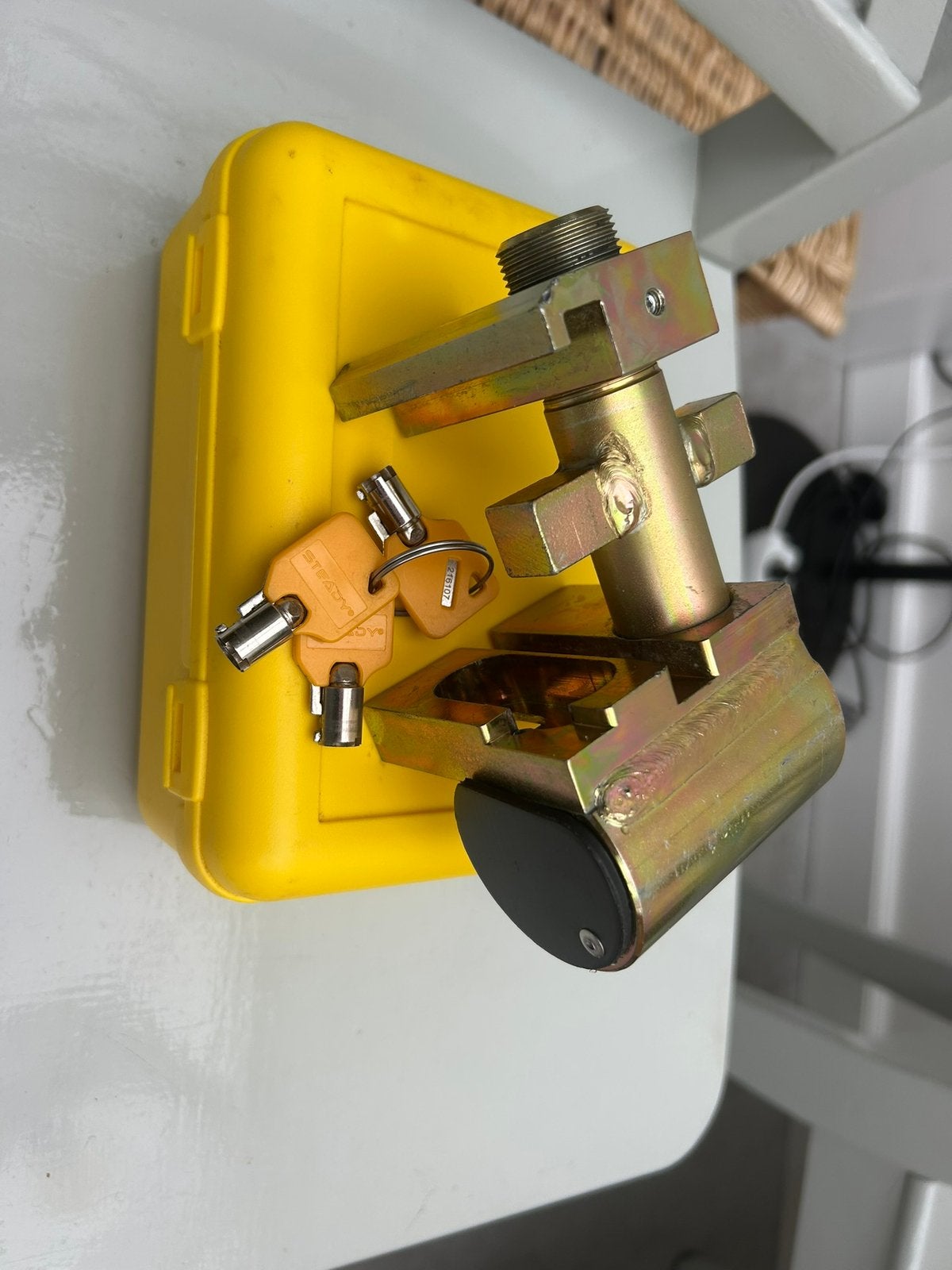 DISSELSLOT Steady KS-24 Koppeling slot SCM AL-KO AKS 1300, Caravans en Kamperen, Caravan accessoires, Ophalen of Verzenden, Zo goed als nieuw