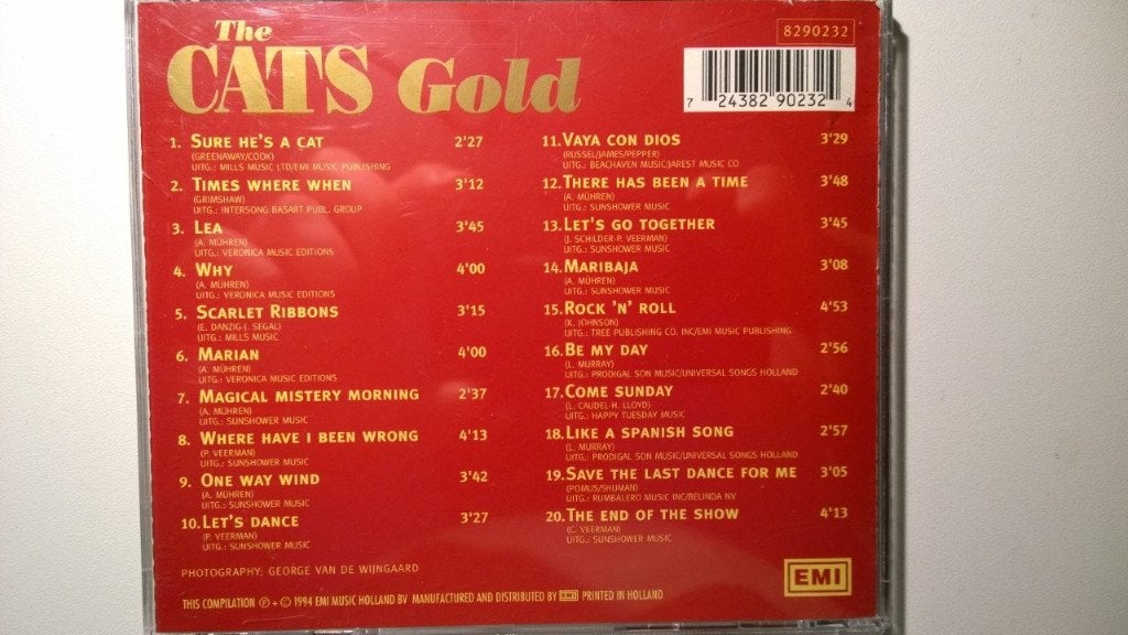 The Cats - The Cats Gold, Ophalen of Verzenden, Zo goed als nieuw
