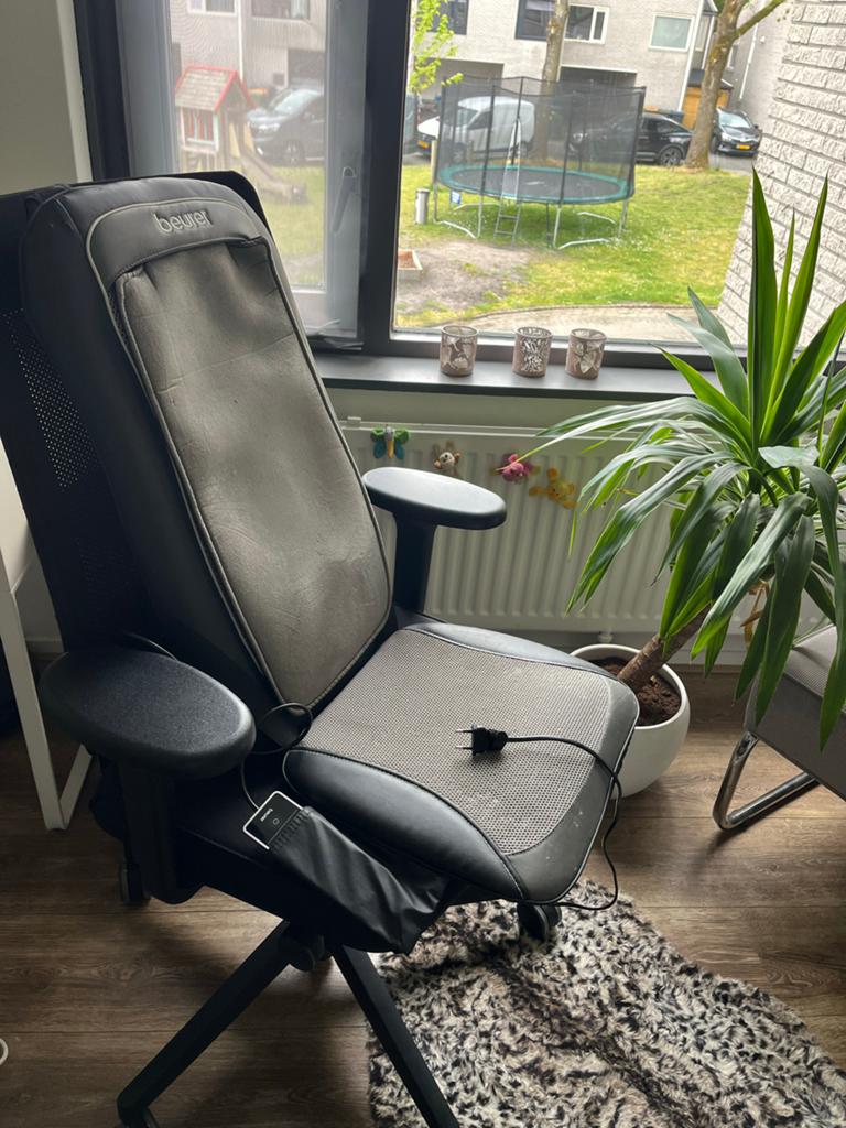 Beurer MG200 Shiatsu Massagestoel, Sport en Fitness, Massageproducten, Ophalen of Verzenden, Zo goed als nieuw, Massagestoel of Kussen