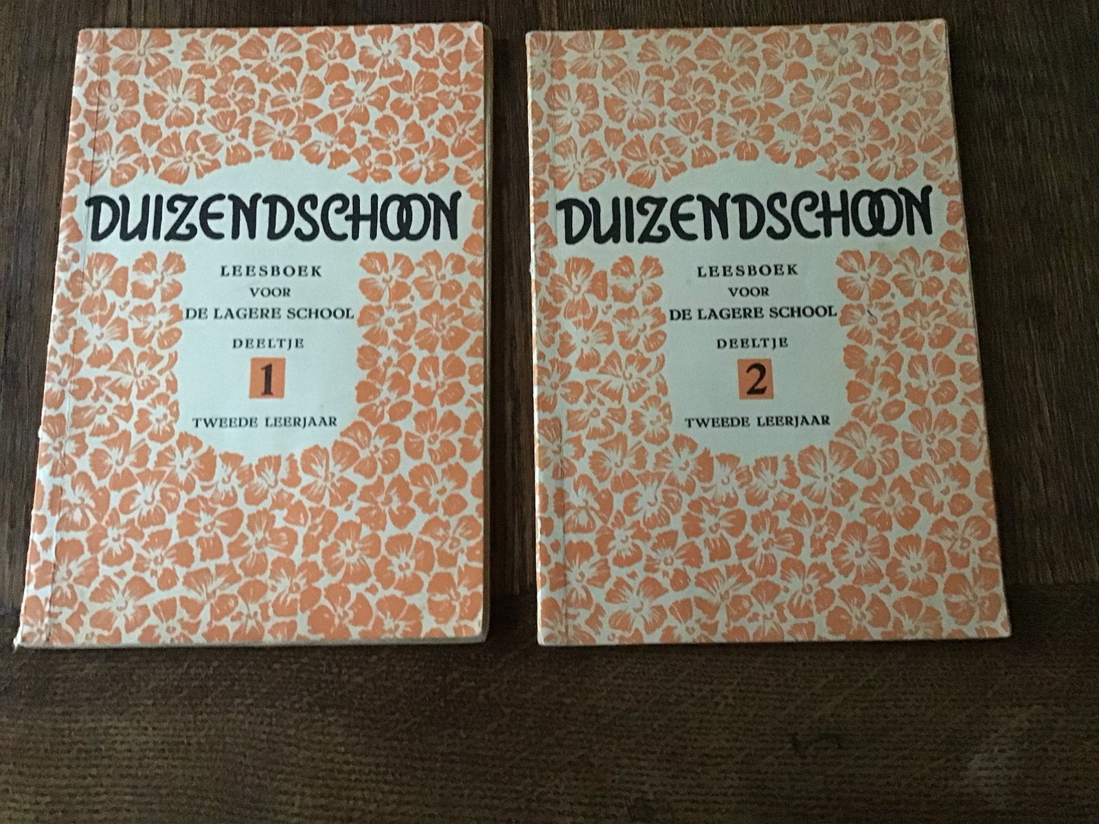 oude leesboekjes voor lagere school ‘Duizendschoon deel 1, 2, Ophalen of Verzenden, Gelezen, Overige niveaus, Nederlands
