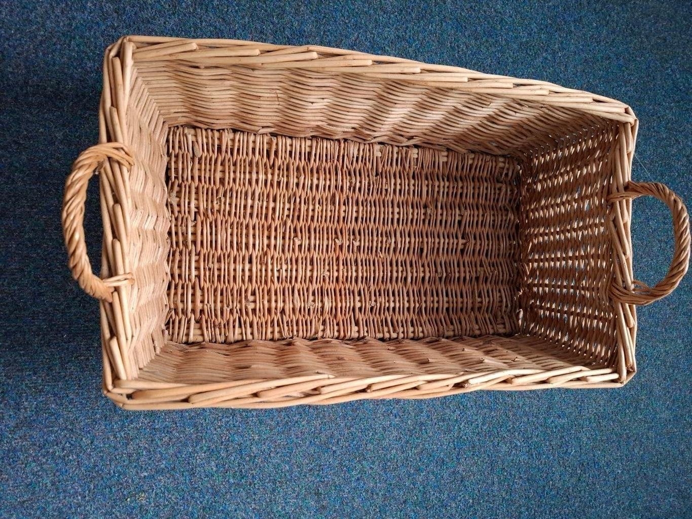 Mooie Rotan Lectuurmand 55x34, h 20cm, Huis en Inrichting, Lectuurbak, Ophalen, Zo goed als nieuw