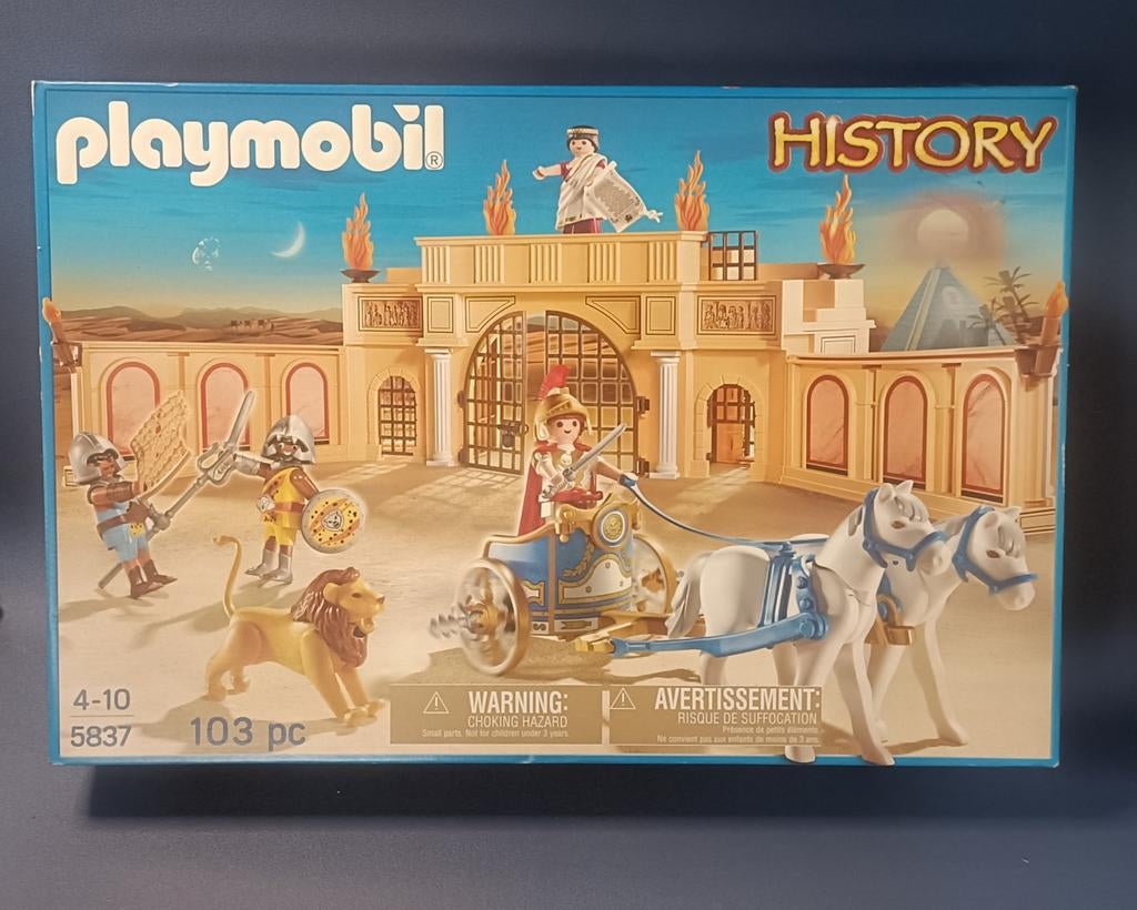 Playmobil 5837 Romeinse Arena met Gladiatoren NIEUW, Ophalen of Verzenden, Nieuw
