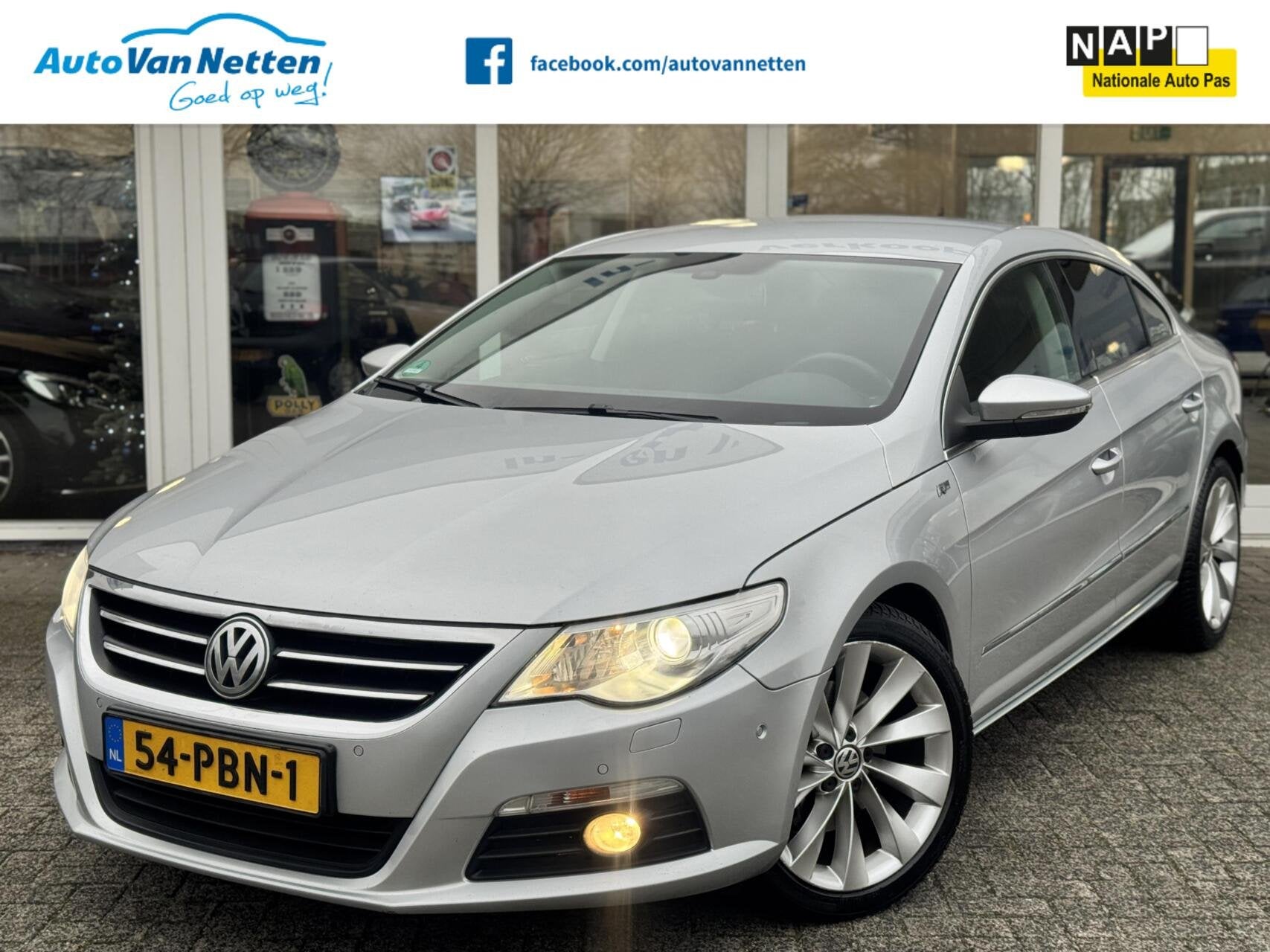 Volkswagen Passat CC 1.8 TSI 160pk 6bak, 5p,Gr.Navi,Xenon,18, Auto's, Voorwielaandrijving, Euro 5, Stof, Zwart