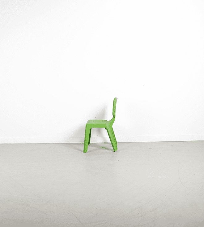 Magis Me Too Alma Kinderstoel Groen Kunststof, Huis en Inrichting, Stoelen, Niet ingevuld, Zo goed als nieuw, Niet ingevuld, Niet ingevuld