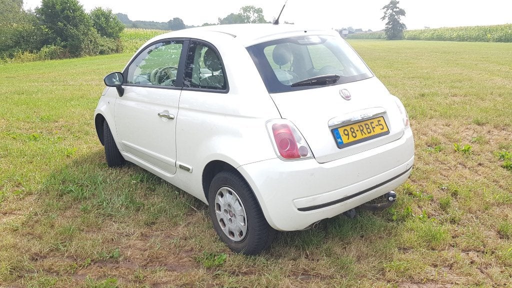 Fiat 500 1.2 benzine, Auto's, 1242 cc, 4 cilinders, 840 kg, Wit