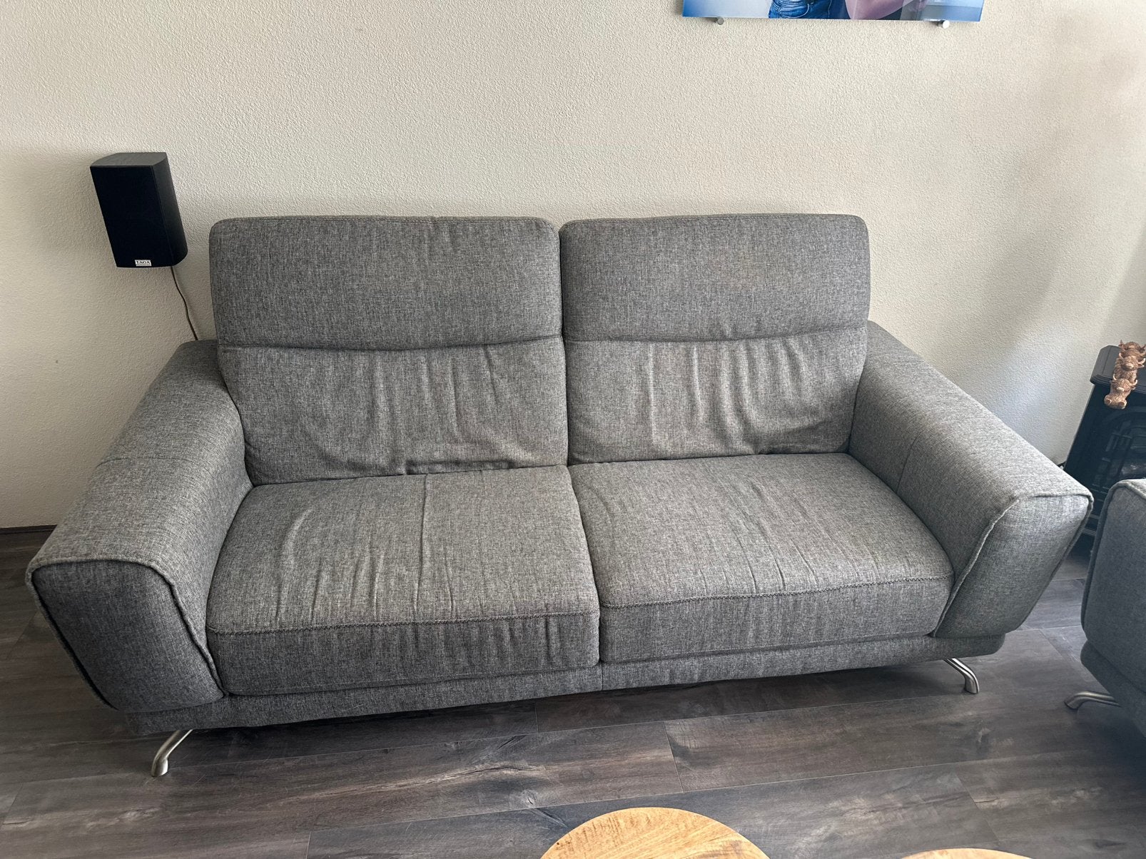 Gratis per direct af te halen. 2,5 zits en een 2 zitsbank., Ophalen, Gebruikt, Tweepersoons, 75 tot 100 cm