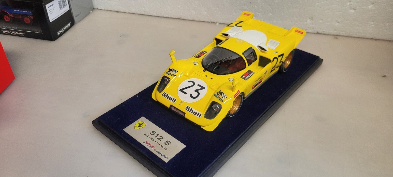 LookSmart Ferrari 512 S 1000KM Spa 1970, Ophalen of Verzenden, Zo goed als nieuw, Overige merken