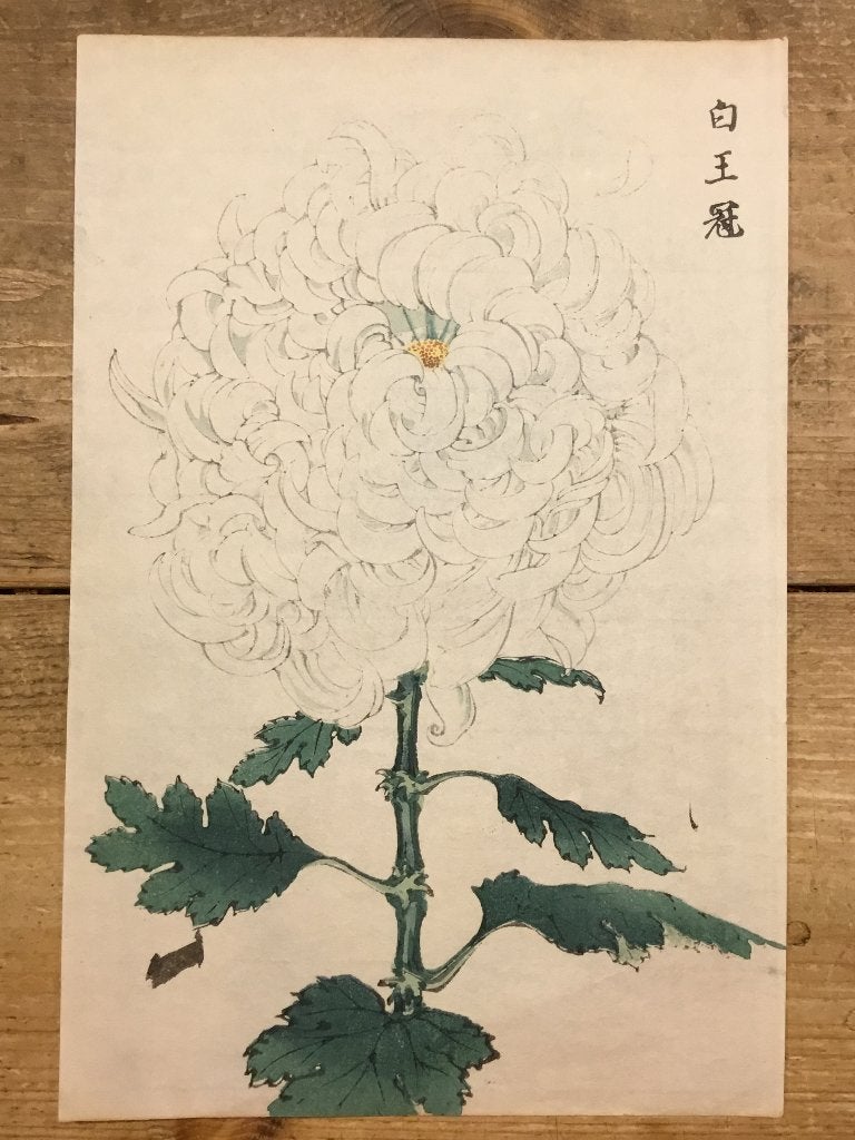 Antieke Japanse houtblok prent, Antiek en Kunst, Kunst | Niet-Westerse kunst, Wanddecoratie, Verzenden, Handgemaakt, Papier/karton