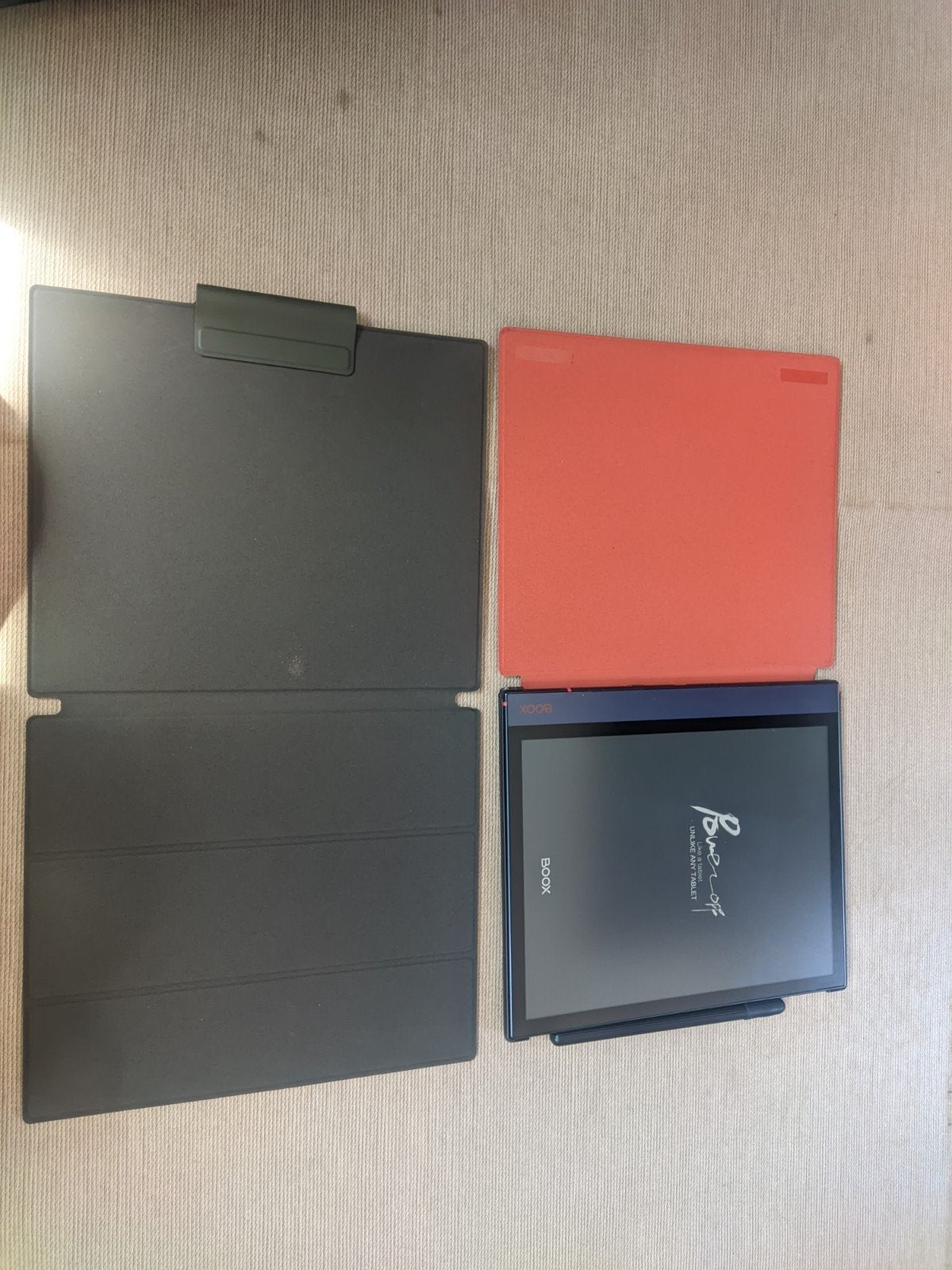 Boox note air 2 e-reader met hoes - Zo goed als nieuw, Computers en Software, E-readers, Boox, Bluetooth, Ophalen of Verzenden
