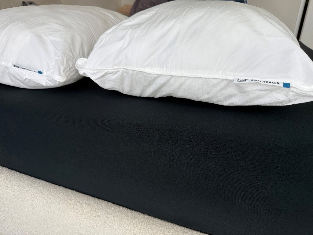 IKEA SKOGSFRAKEN Hoofdkussen, hoog, 60x70 cm, Ophalen, Gebruikt, Eenpersoons, Wit