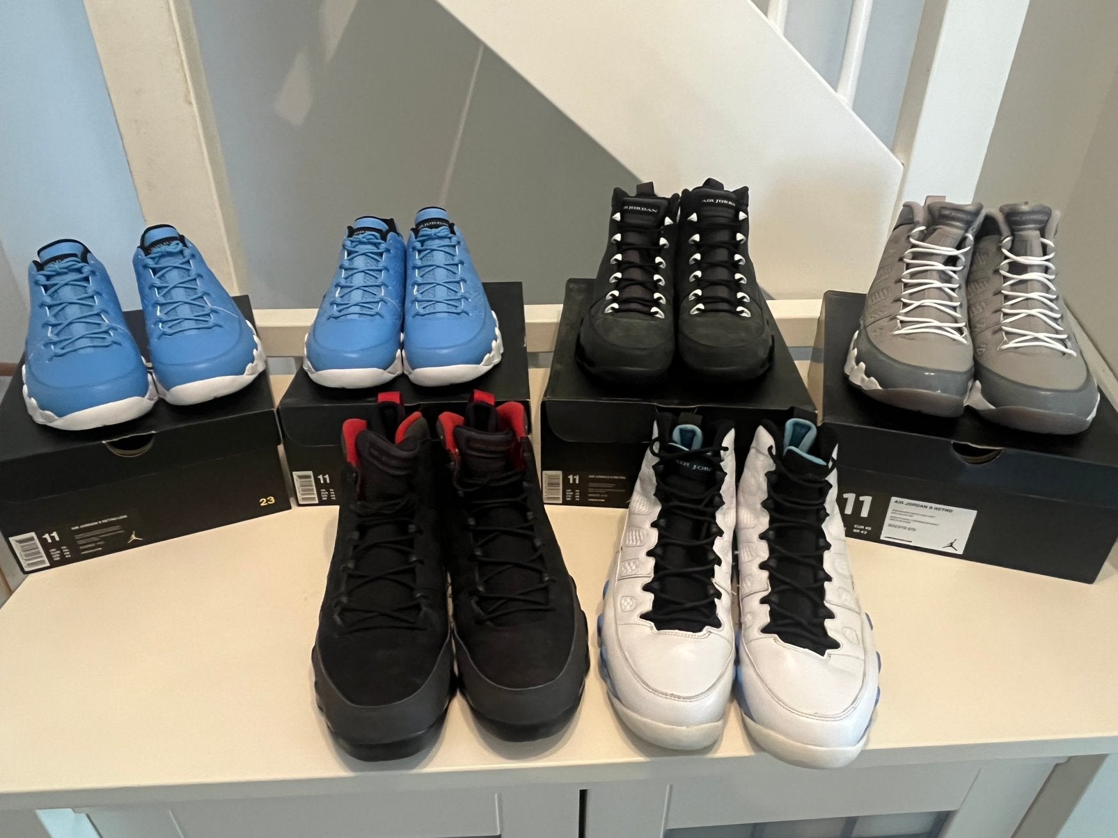 Air Jordan 9 Retro Maat 45, Ophalen of Verzenden, Nieuw, Schoenen