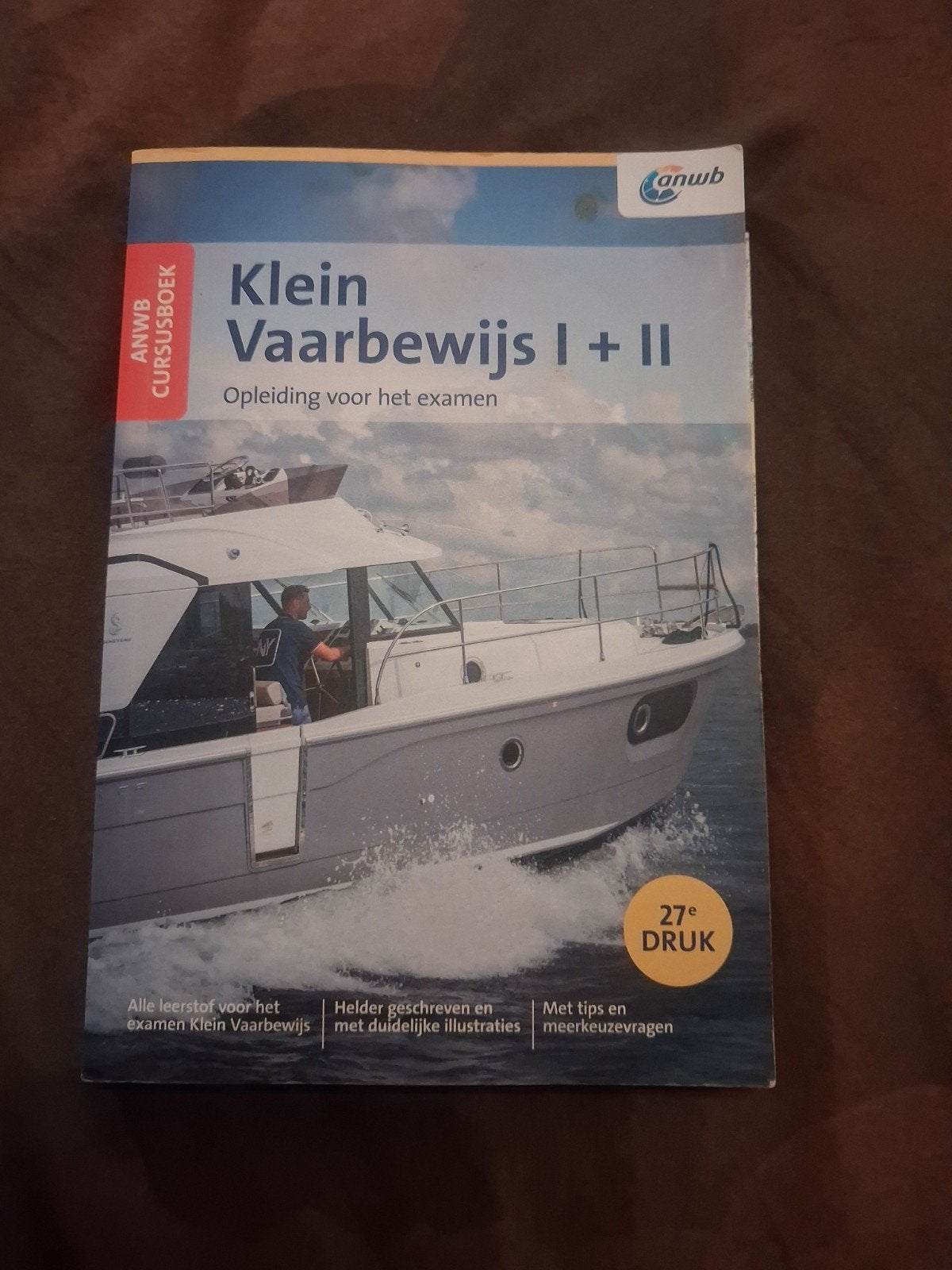 ANWB Klein Vaarbewijs I + II Opleiding voor het examen, Ophalen of Verzenden, Zo goed als nieuw, Overige niveaus, ANWB