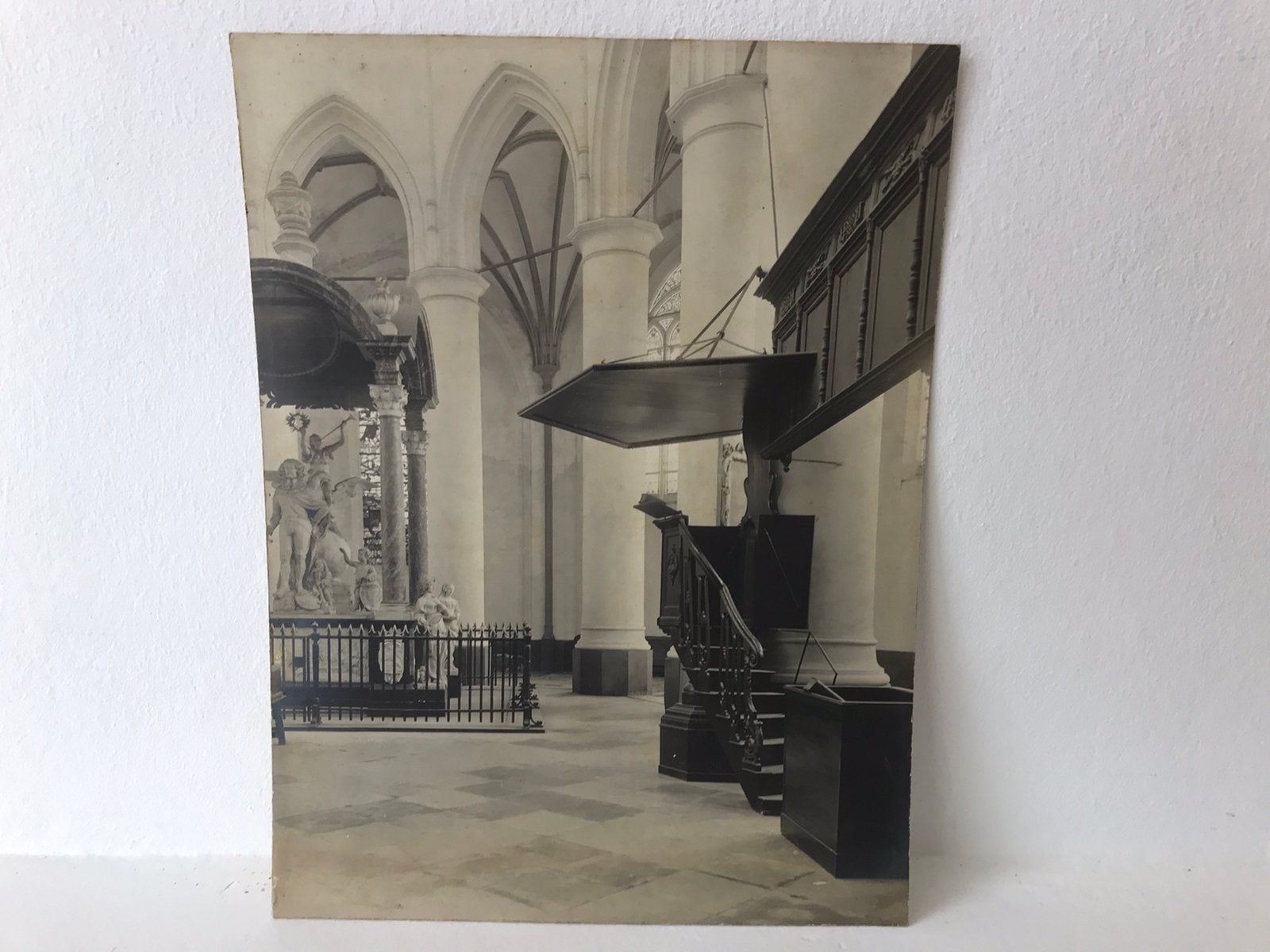 Foto Jacobskerk te Den Haag, Gebruikt, Foto, Ophalen of Verzenden, 1940 tot 1960