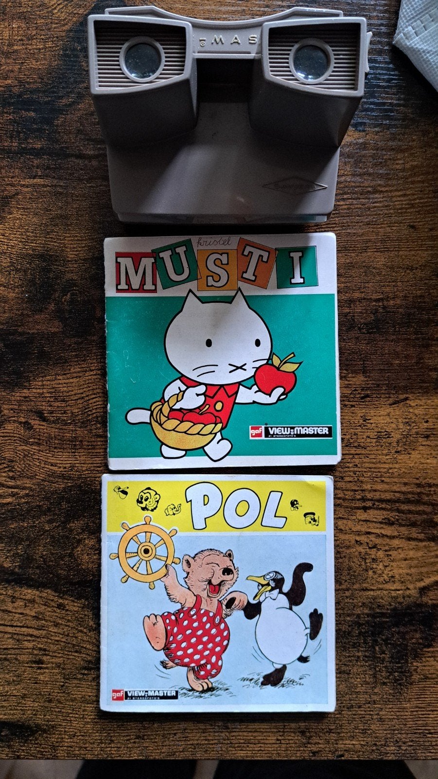 Viewmaster plus Musty en Pol, Verzamelen, Speelgoed, Ophalen of Verzenden