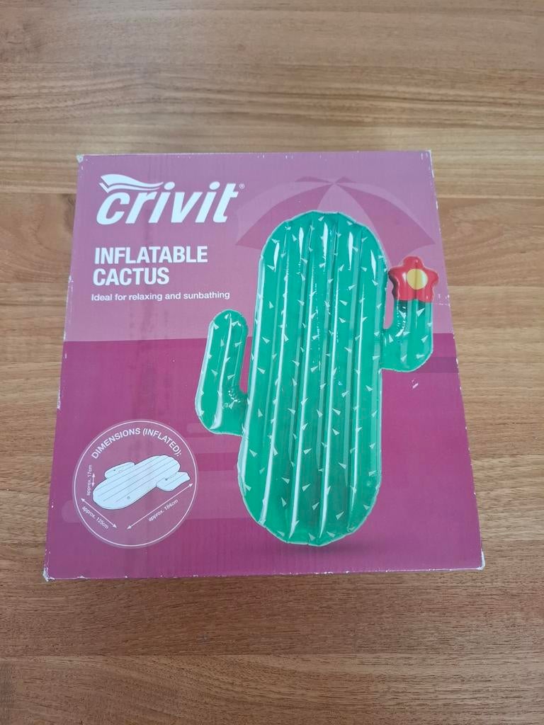 Crivit Opblaasbare Cactus Luchtbed - Nieuw in doos, Ophalen of Verzenden