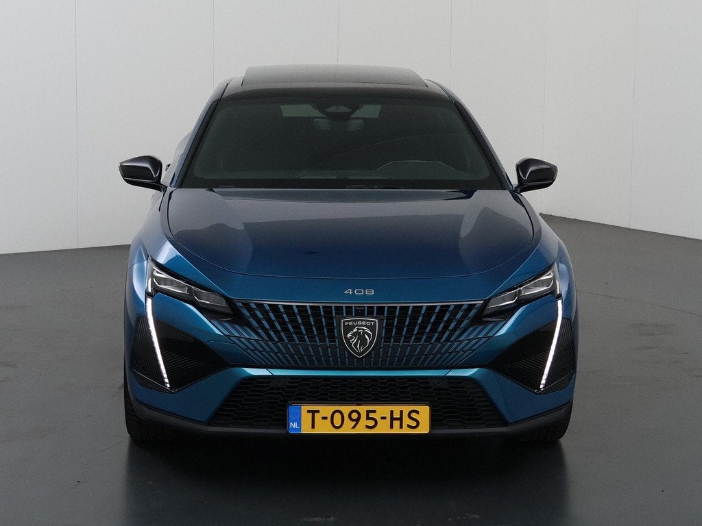 Peugeot 408 1.6 HYbrid GT 225 EAT8 First Edition | Trekhaak, Auto's, Peugeot, Gebruikt, Euro 6, 4 cilinders, Blauw