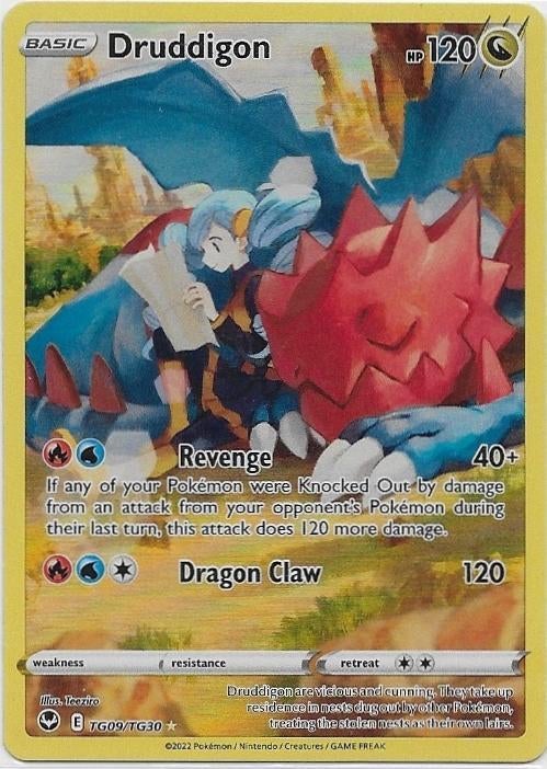 Silver Tempest,  Druddigon [tg] TG09/195, Verzenden, Nieuw, Losse kaart