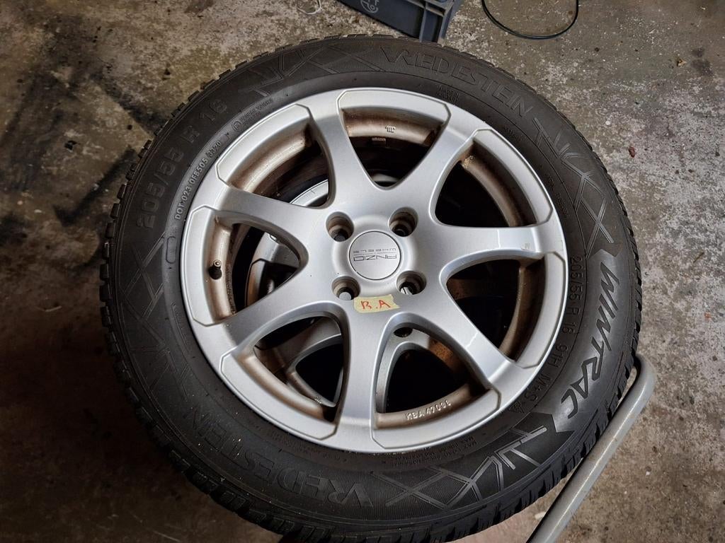 4 x Velg 16 inch  steek 4 x 108, Auto-onderdelen, Ophalen, Gebruikt, 16 inch, Banden en Velgen