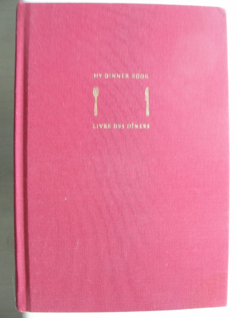 My Dinner Book- agenda om speciale maaltijden in te noteren, Boeken, Gezond koken, Ophalen of Verzenden, Zo goed als nieuw, Hoofdgerechten