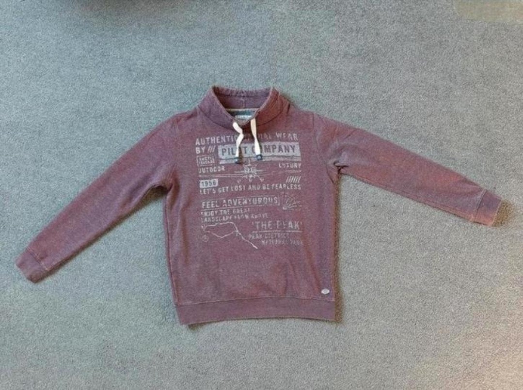 Sweater heren maat l merk: pilot kleur: bordeaux rood, Kleding | Heren, Ophalen of Verzenden, Zo goed als nieuw, Rood