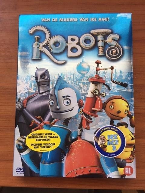 DVD: Robots, Alle leeftijden, Overige genres, Ophalen of Verzenden, Zo goed als nieuw