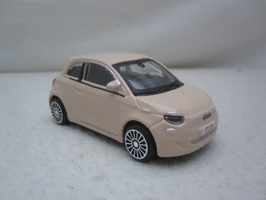 Fiat 500E 2021 rose  1:43 Bburago, Ophalen of Verzenden, Nieuw, Auto, Overige merken