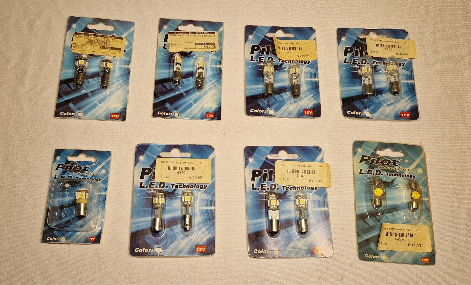 Pilot Led, BAX9S met chip, Nieuwe lampen sets, Ophalen of Verzenden
