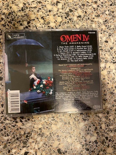 Omen IV The Awakening, Soundtrack, Ophalen of Verzenden, Zo goed als nieuw, Soundtrack