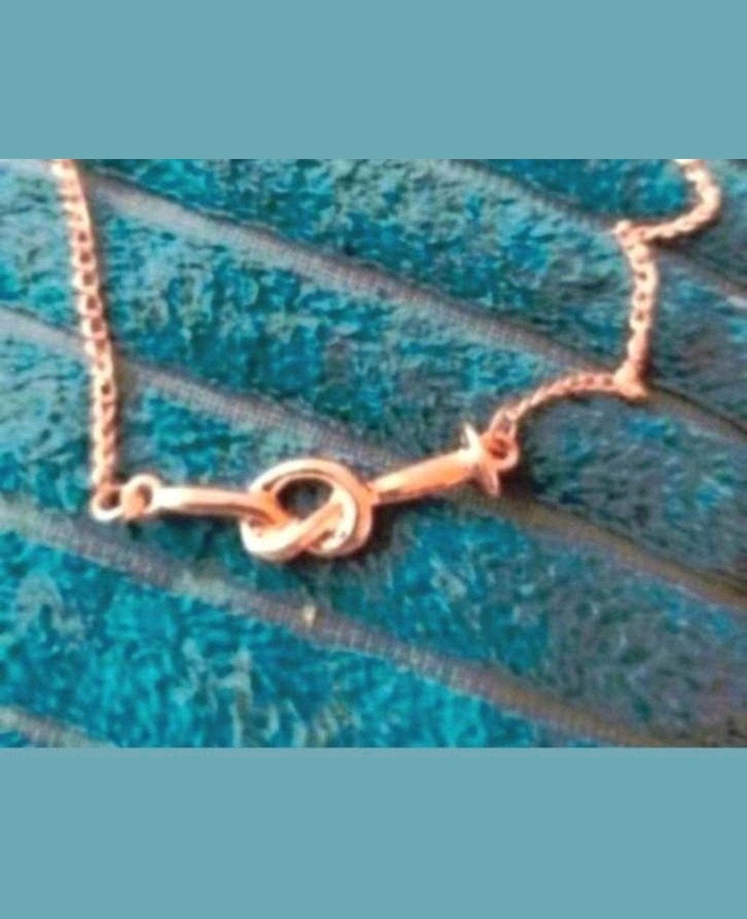 Ketting knoop, Verzenden, Nieuw, Goud, Met hanger
