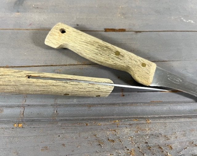 Set vintage Franse mesjes 32 trente deux Dumas Aine (2x), Ophalen of Verzenden