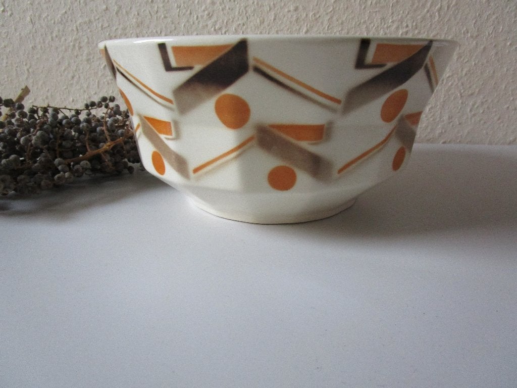 Art-Deco nest schalen 6 stuks, Antiek en Kunst, Antiek | Schalen, Ophalen of Verzenden