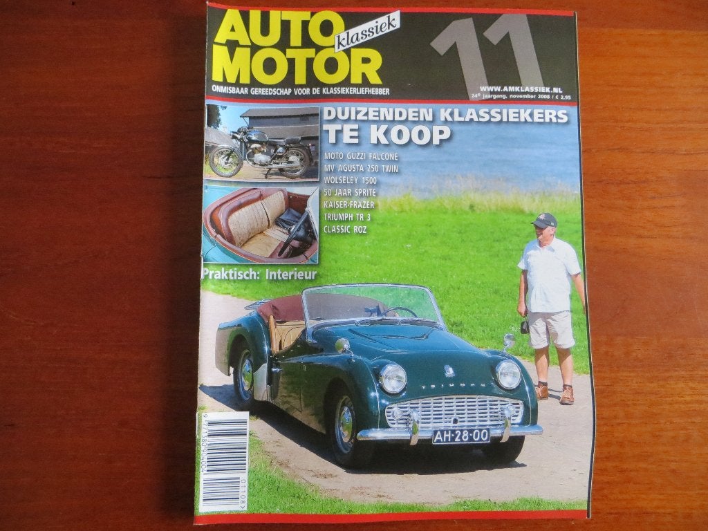 Auto Motor Klassiek 11 2008 50 jaar Sprite, Wolseley 1500, Ophalen of Verzenden, Nieuw, Overige merken