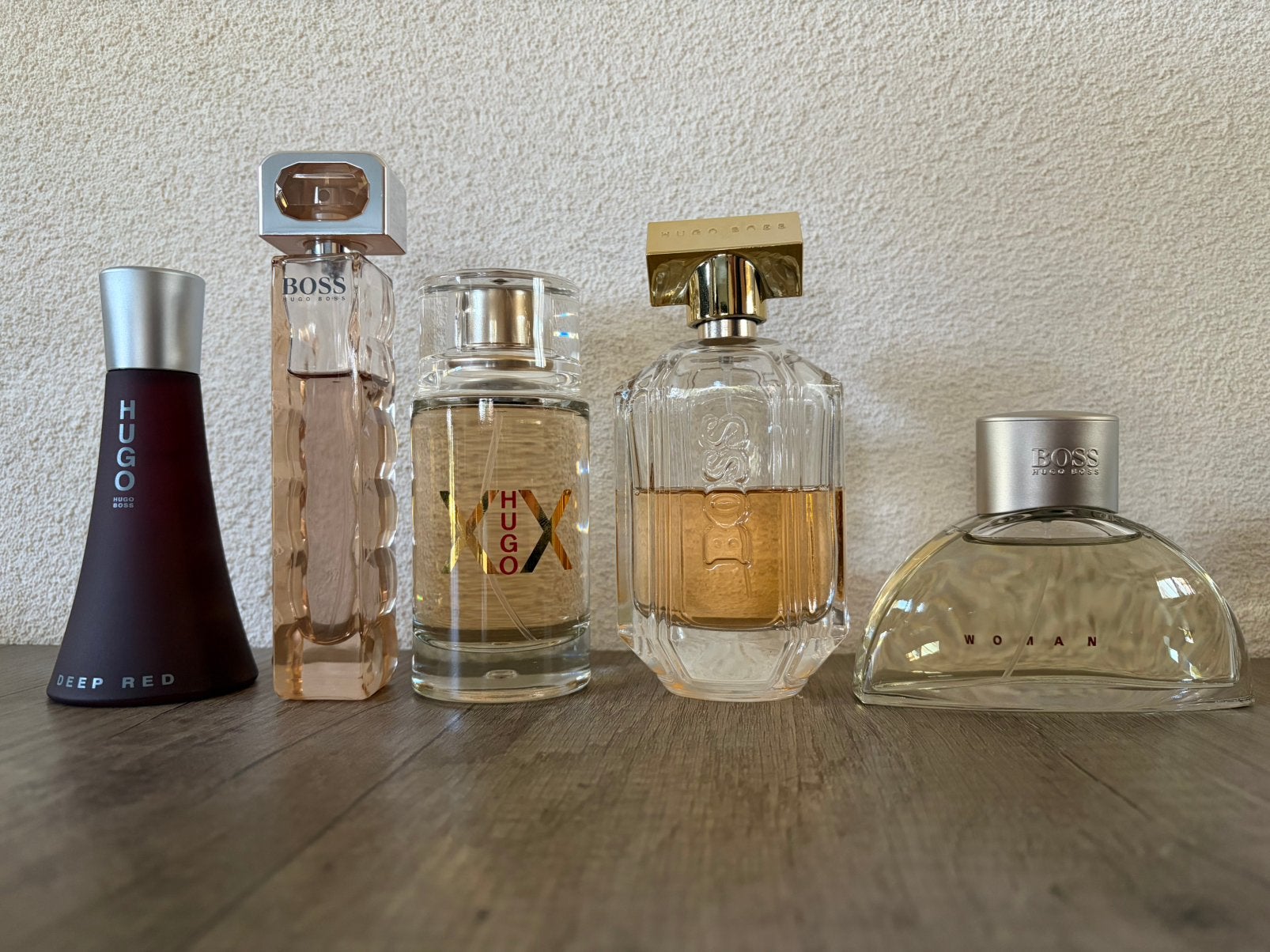 5 Hugo Boss damesparfums., Ophalen of Verzenden, Zo goed als nieuw