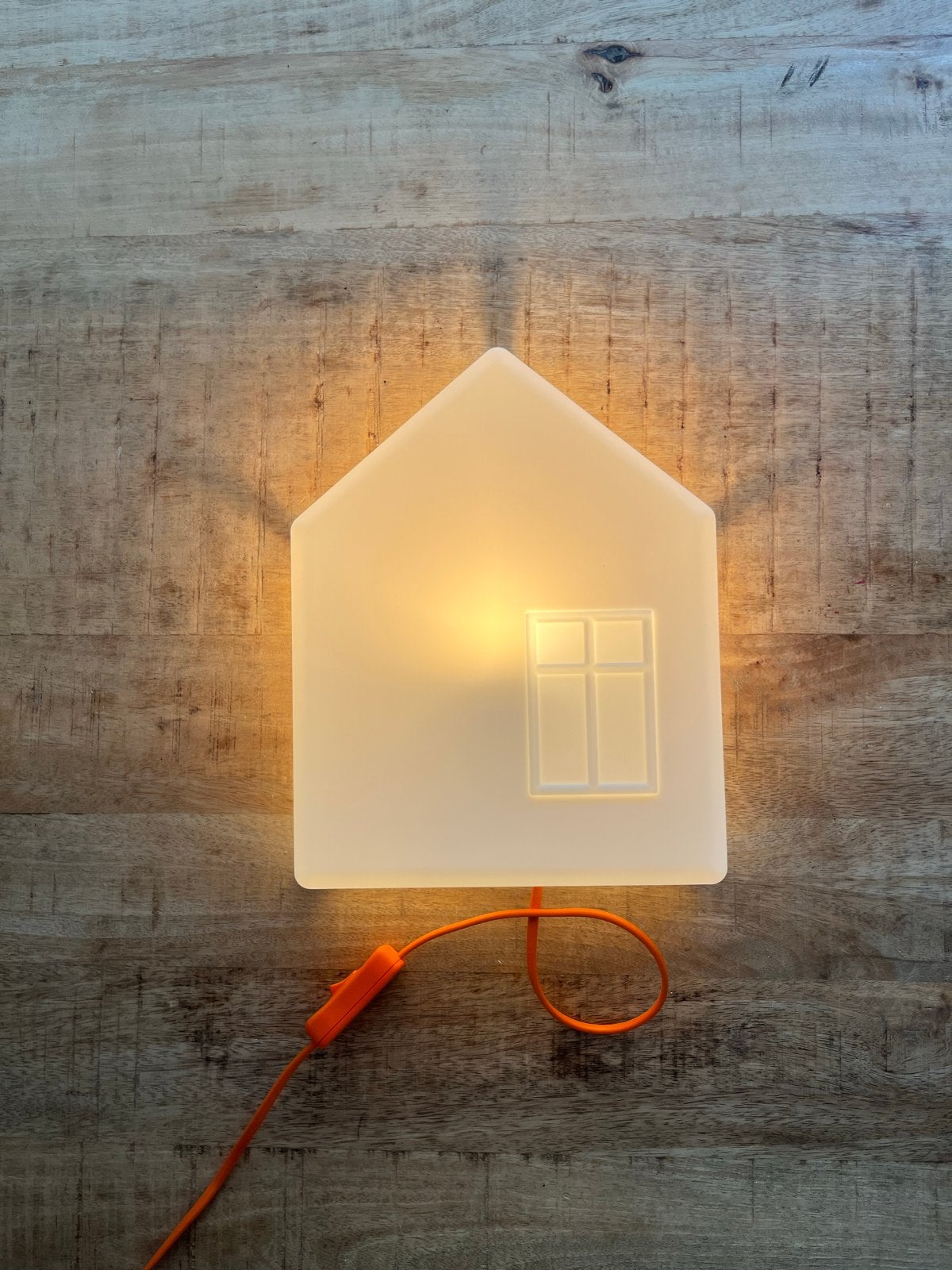 Leuk huisje lampje voor de kinderkamer, Wit, Overige merken, Gebruikt, Kunststof
