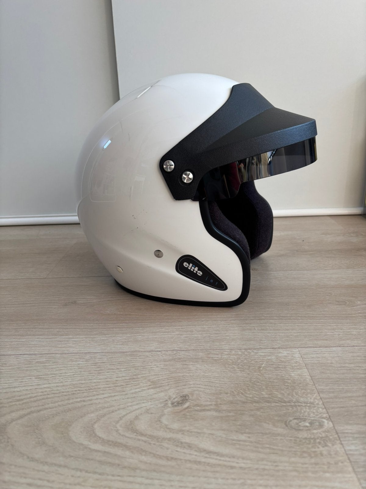 Elite Jet – Snell SA2015 racehelm maat L, Ophalen of Verzenden, Zo goed als nieuw