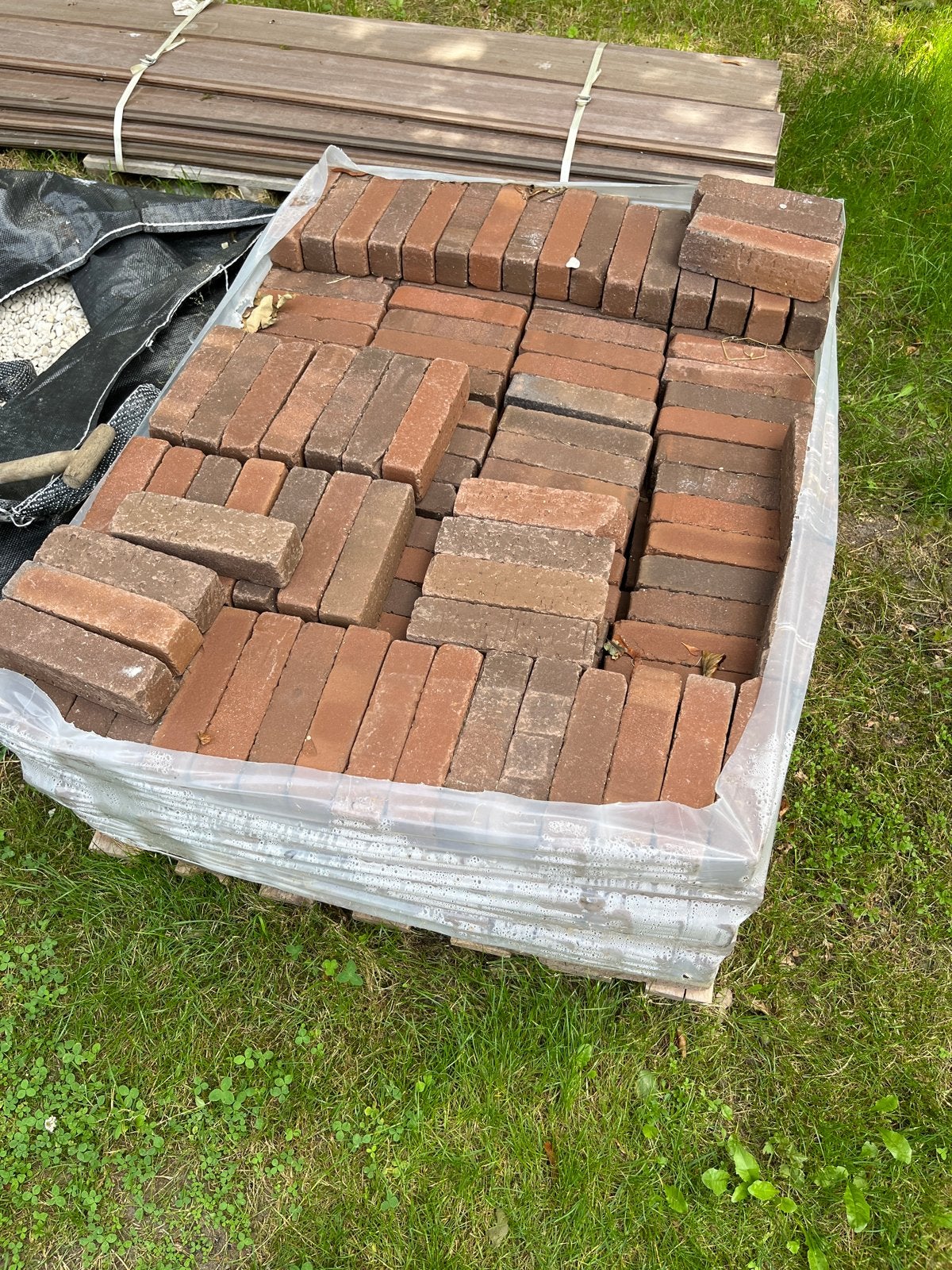 Restje nieuwe klinkers voor Tuinpad of Terras, Ophalen, Klinkers, Nieuw, Minder dan 5 m²