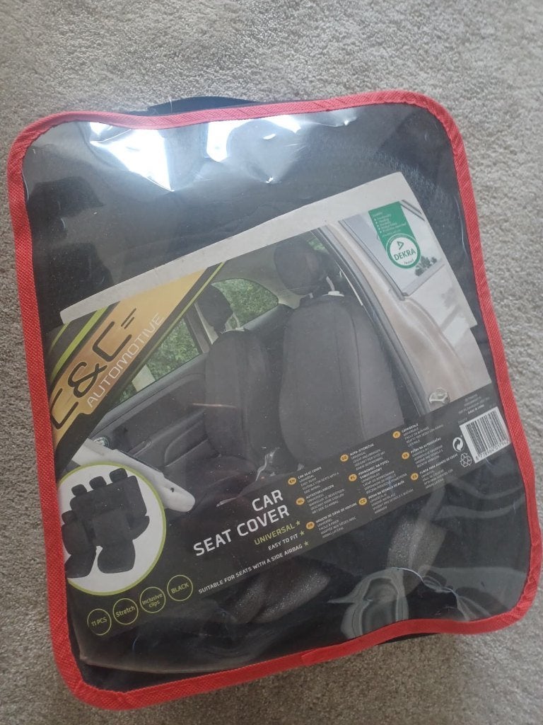 Autostoelhoezen zwart, Auto diversen, Auto-accessoires, Ophalen of Verzenden, Nieuw
