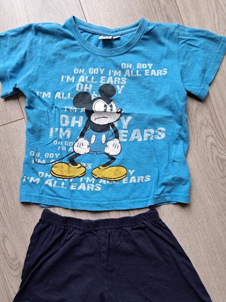 Shortama pyjama maat 116 (2 stuks), Ophalen of Verzenden, Gebruikt, Jongen, Nacht- of Onderkleding