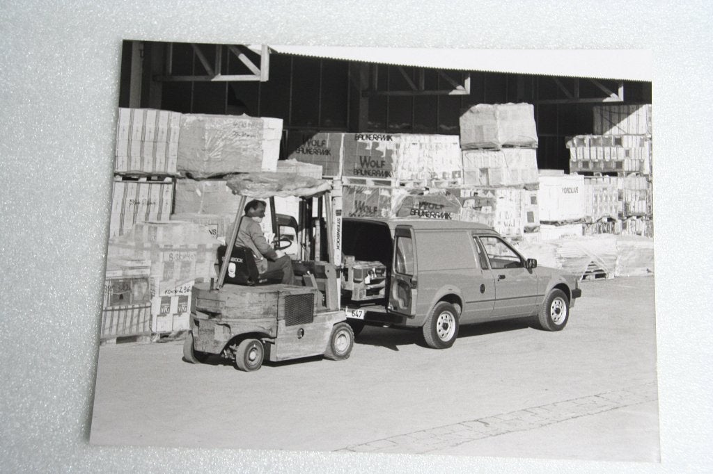 Persfoto Ford Escort Express (1985) (19), Ophalen of Verzenden, Nieuw, Ford