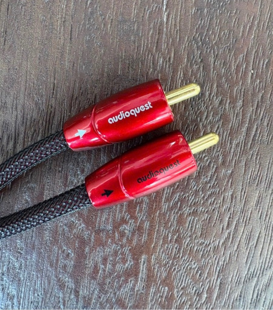 AudioQuest Golden Gate RCA-kabel – 60 cm, Ophalen of Verzenden, Minder dan 2 meter, Interlink-kabel